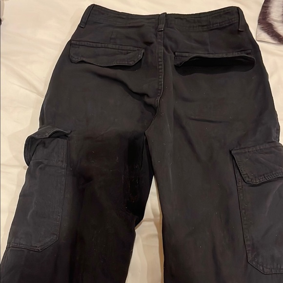 Black Cargo Pants - Picture 4 of 4